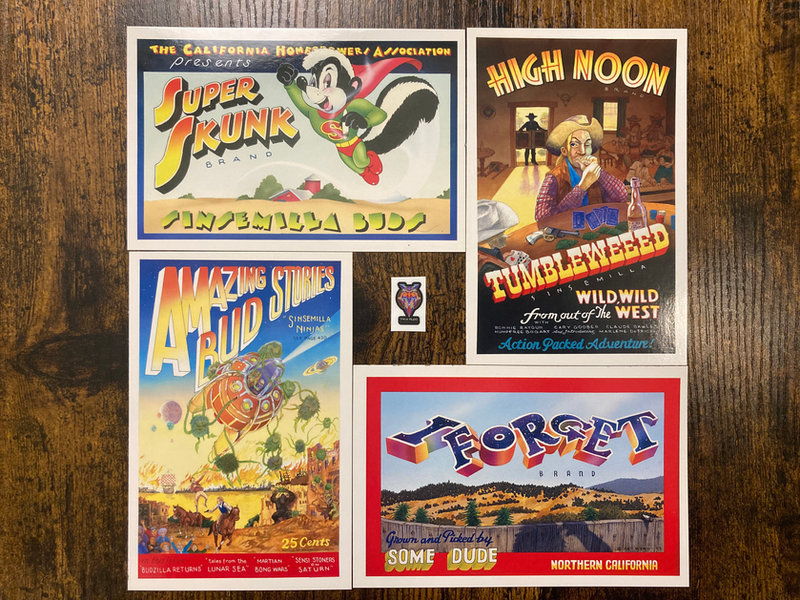 Collector postcards set 1